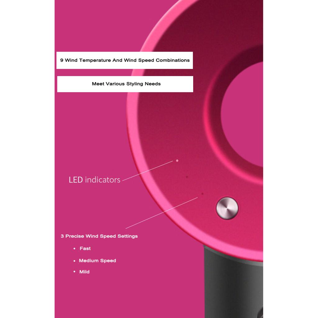 Leafless Hair Dryer Negative Lon Hair Care Professinal Quick Dry 220V Home Powerful Hairdryer Constant Anion Electric Blow Dryer