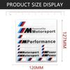 New Hots E60 E60 E93 E60 Hot Car For BMW 1PCS Car M Performance Power Motorstport sticker For bmw M Sticker X1 X3 X4 X5 X6 X7 e