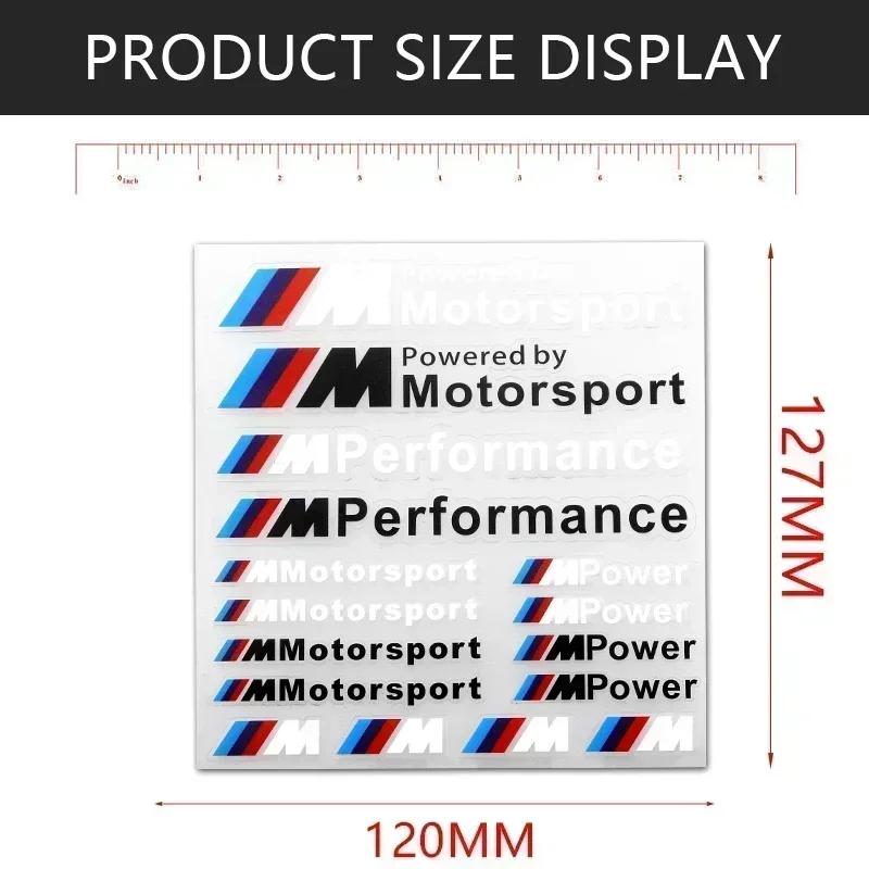 New Hots E60 E60 E93 E60 Hot Car For BMW 1PCS Car M Performance Power Motorstport sticker For bmw M Sticker X1 X3 X4 X5 X6 X7 e