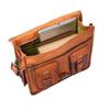 Royal Men's Genuine Leather Vintage Laptop Messenger Briefcase Bag Satchel