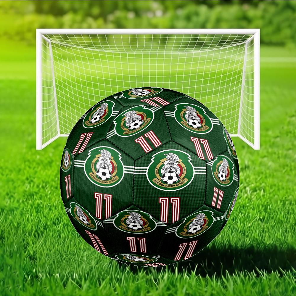 Ben Football Crest Printed Size 5 Soccer Balls, Anti-Slip, Protective Football, Outdoor Sport, a Unique Gift Suitable for Him/her, Birthday
