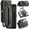 for Samsung Galaxy A72/A71/A56/A36/A26/A16/A15 Case Wallet RFID Blocking with 7-Card Holder,Wristlet Shoulder Strap Wallet Case