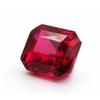 Red Ruby Loose Gemstone Untreated 8.20 Ct Blood Emerald Cut for Jewelry Making and Gem Collections