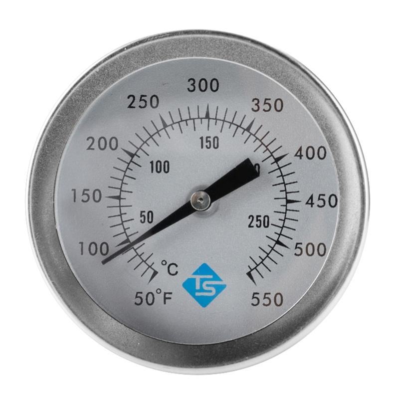 

10-287℃/50-550℉ Oven Thermometers Stainless 5/16UNG Thread Round Dials Temperature Meter for Food Meat Baking Temp Gauge 1