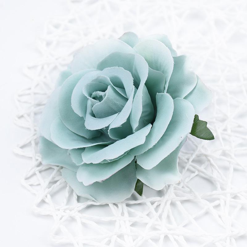10 cm Hohe Qualität Seidenrosen Blumenwand Hochzeit Heimdeko Weihnachten DIY Brosche Brautaccessoires Ausverkauf Künstliche Blumen
