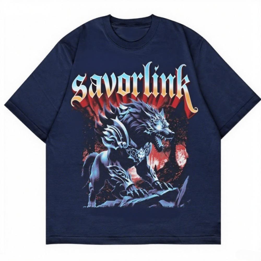 Street Daily Style High-quality Printed Cotton Short-sleeved Couples Are Fashionable Casual and High-quality Hot Trend T-shirt