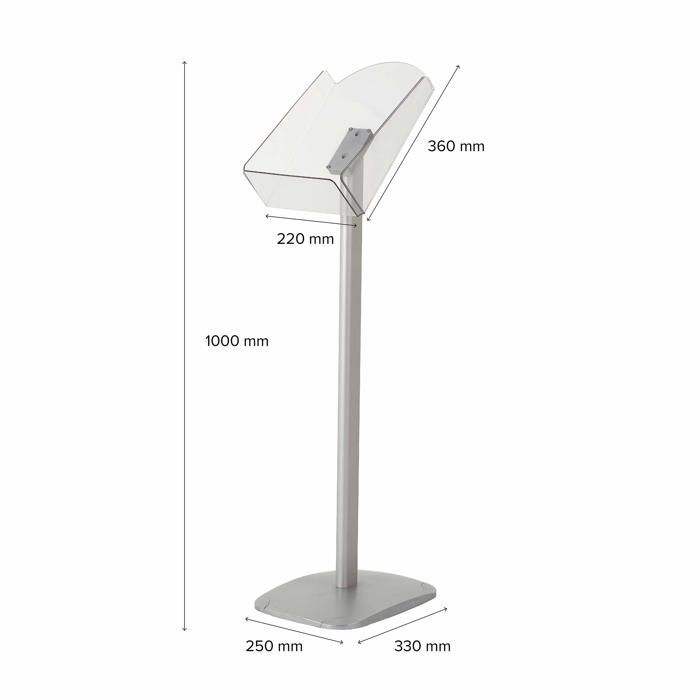Presentoir D'étalage - UDBS10D0A4X2000 - Acrylique - Aluminium - Polycarbonate