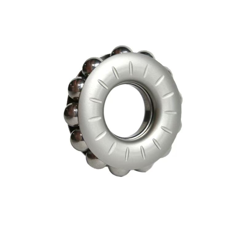 Stainless Steel Mechanical Fidget Ratchet Ring EDC Toy Haptic Fingertip Metal Stress Spinner Fidget Toys Adult Gifts