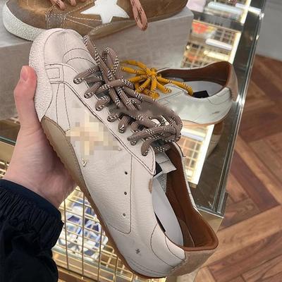 Gg Home Casual Shoes 2025 New Lace-up Old Five-pointed Star German Training Shoes Color Matching Small Dirty Shoes Board Shoes Sports Shoes