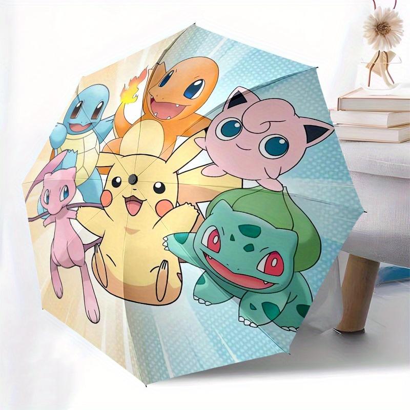 1pc Pokemon Characters Themed High-quality Umbrella,Automatic Opening and Closing Umbrella,Multi-functional Umbrella G0811247