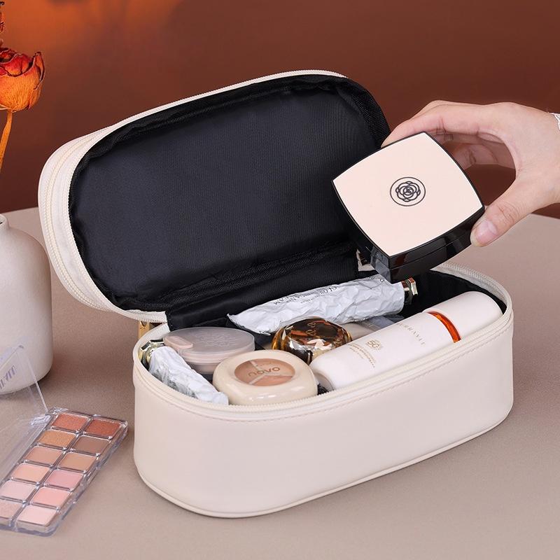 Women's Cosmetic Bag Makeup Bag Double Layer Large Capacity Luxury Cosmetics Organizer Travel Essentials Women Cosmetic Bag