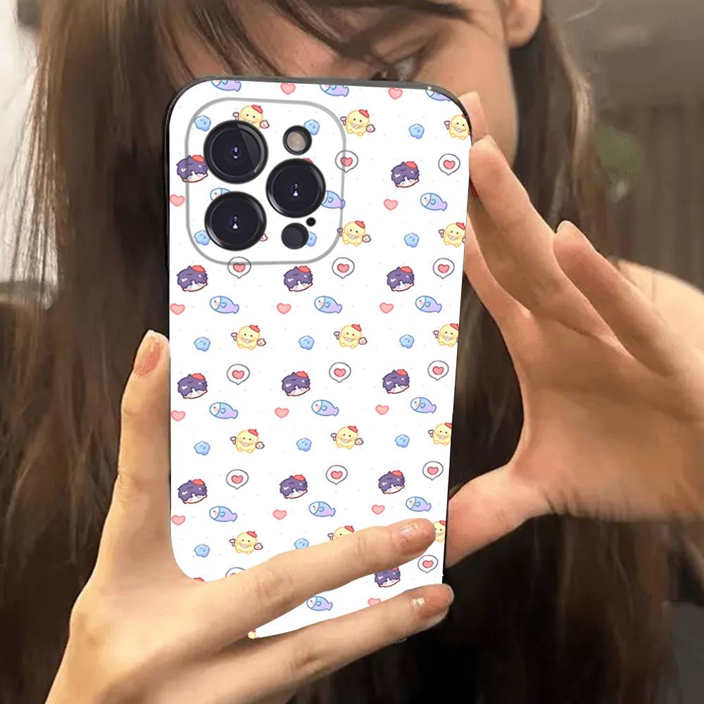 

Dating Game Love And Deepspace Phone Case For IPhone 17 16 15 14 13 12 11 Pro Max Plus Mini Soft Black Cover iPhone 13pro max