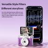 M37 Cross-flip Screen Compact HD Camera for Students and Party Selfies