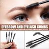 1 Set One Step Brow Stamp Shaping Kit, Eyebrow Stencil Makeup Powder, Hairline Powder (Medium Brown Set)