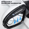 B6 For Volkswagen Car Rearview Mirror Rain Eyebrow Small Round Mirror Reverse Mirror Rain Shield For Volkswagen VW GOLF Polo Tig