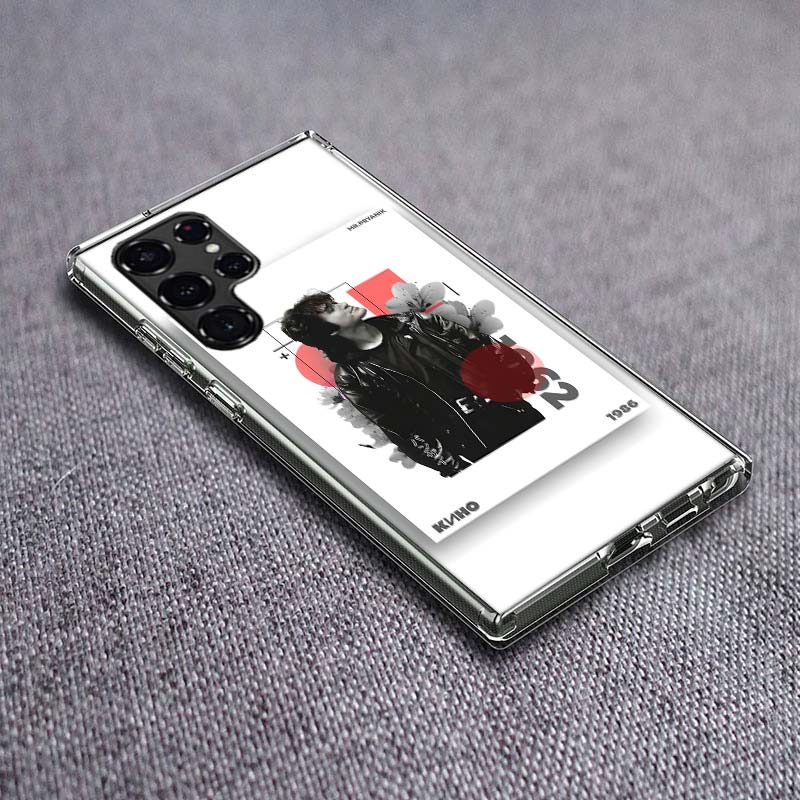 Viktor Tsoi Phone Case For Samsung Galaxy S24 S23 S21 S20 FE S22 S26 Ultra S25 Edge S10 Plus Cover Clear TPU Capa Shell Coque Sh
