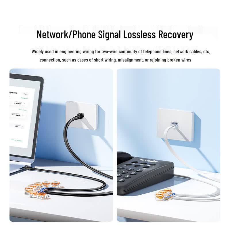 Ke'andun K2 Copper Network Cable Connectors CN plug (adapter included)