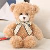 Colorful Ribbon Bow Teddy Bear Plush Toy Stuffed Animal Doll Decoration Gift