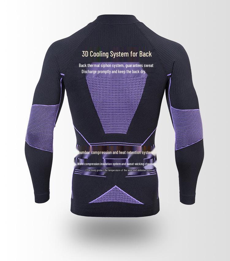 Men's & Women's Quick-Dry Skiing & Cycling Compression Base Layer Set - Sweat-Wicking, Warm, for Autumn & Winter