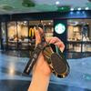 Suede Car Key Case Cover Protector Shell For Mercedes Benz C CLE E GLC S Class W206 X254 W214 W223 Remote Fob Shell Case HO1