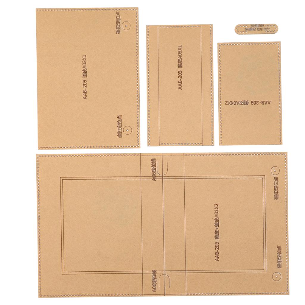 DIY Acrylic Stencil Template Leather Pattern Shoulder Messenger Bag Making Tool AAB-203