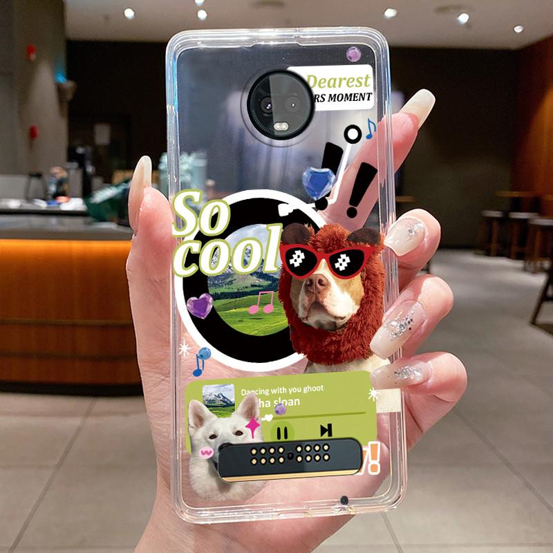 For Motorola Moto Z3 Play Case Clear Luxury Fashion Butterfly Flower Soft Silicone Phone Cover for Moto Z3 Play Transparent Case
