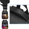 Trendy Nylon Student Backpack With Titan Monitoring Man Design For School Use