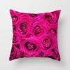 Cherry Blossom Rose Flower Throw Pillow Cover Sofa Decoration Bedside   Car Seat Cushion  Room Home