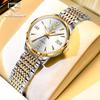 JINSHIDUN New Business and Leisure Ladies Watch Mechanical Form Calendar Luminous Diamond Inlaid Waterproof High-end Watch