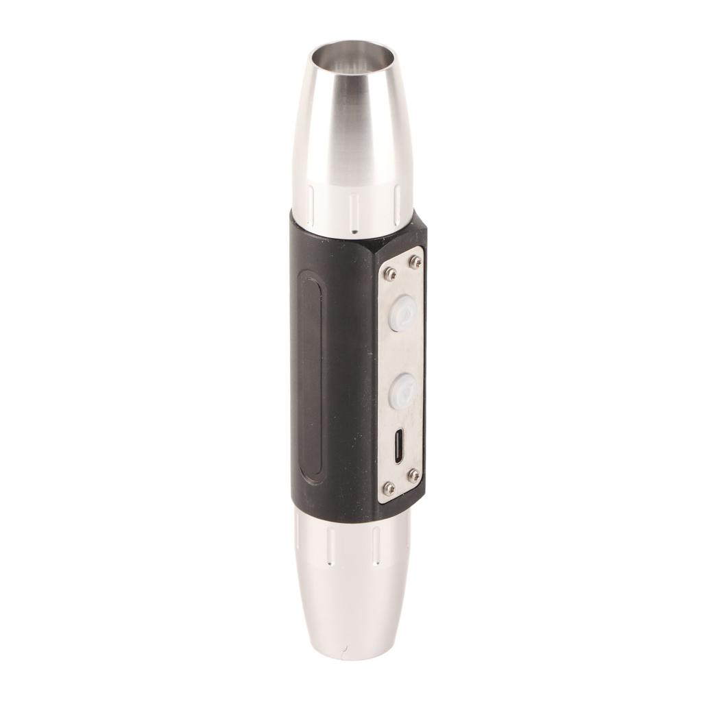 Flashlight USB Rechargble 6 Lights Expert Flashlight for Jewelry Appraisal Stainless Steel Aluminum Alloy
