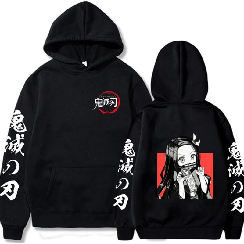 Rengoku Kyoujurou Hoodie Sweatshirt Cosplay Costume Sweater Pullover Hooded Men Anime Black Pullover