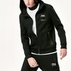 FILA Fitted Knit Hooded Jacket Men Jackets Black F11M149502FBK