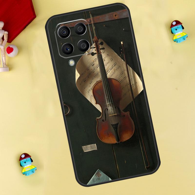 Music Violin Case For Samsung Galaxy M31 M21 M35 M12 M13 M14 M15 M06 M16 M36 M56 M53 M32 M52 M55 M34 M54