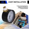 AD23-2Pcs ECX270861 Filter Pressure Gauge For Hayward Pro Series Sand Filter Model 1/4 Inch NPT Pool Gauge