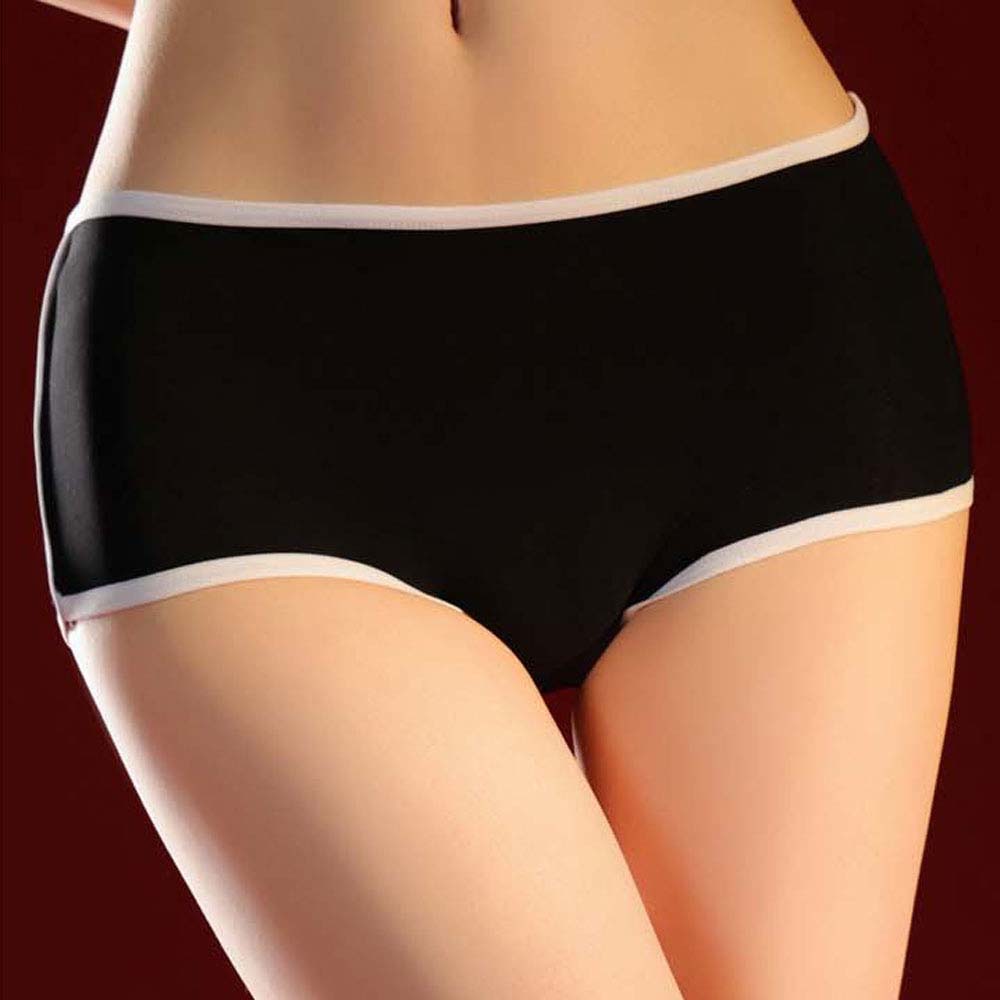 Oil Shiny Low Waist Panties Sexy Sheer Slip Boxer Thin Breathable Soft Patchwork Color Fashion Underwear Women'S Underpants
