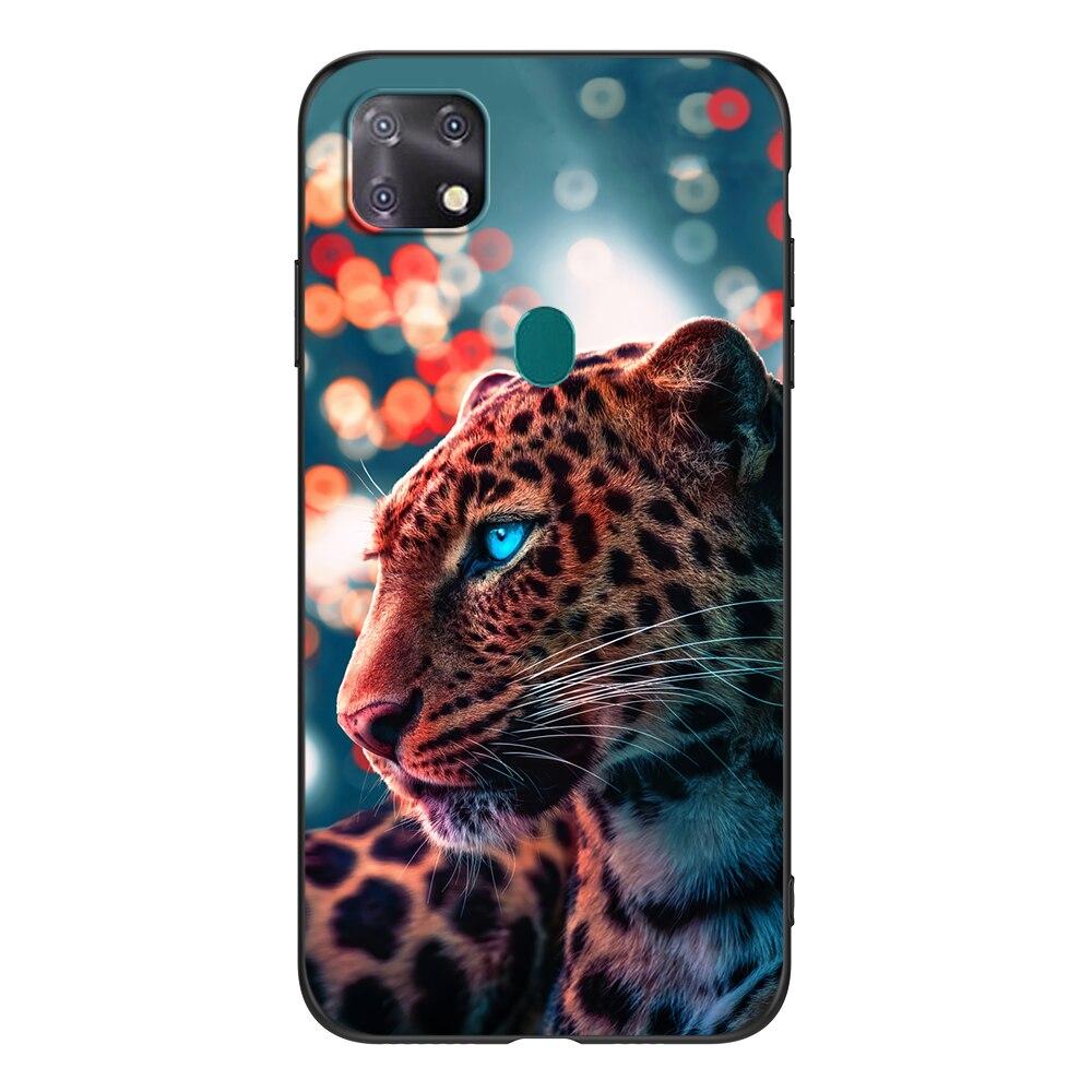 

Для ZTE Blade 20 Smart Case For ZTE Blade V2020 vita black tpu case лев вовк тигр дракон ZTE Blade V2020 vita
