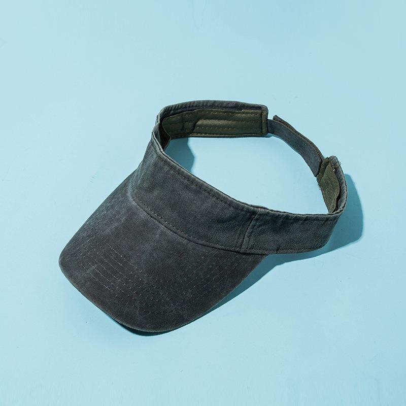 

Постиранная повседневная солнцезащитная шляпа от солнца детская ретро модная универсальная оранжевая мужская для альпинизма бега с открытым верхом One Size