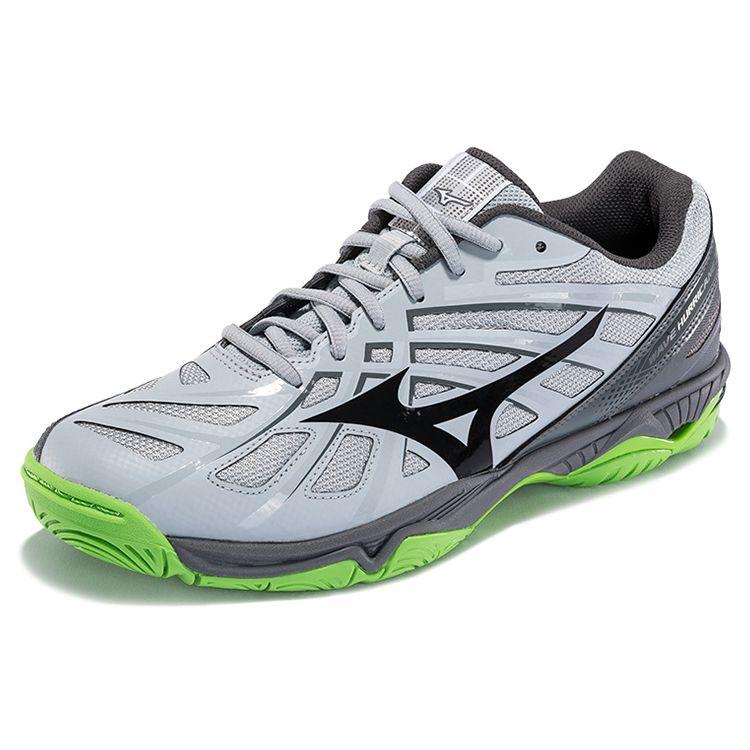 Mizuno Hurricane Durable Breathable Low-Top Training Shoes Unisex Sneakers Gray Black V1GA174037