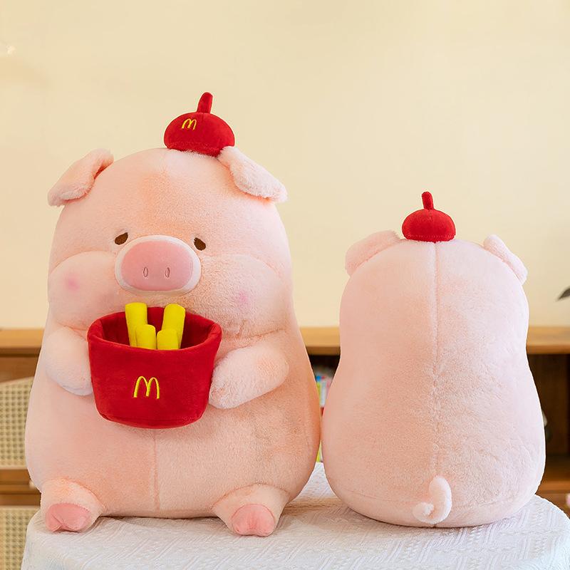 Pig Doll Cute Lulu Pig Plush Toy Valentine's Day Birthday Gift Throw Pillow