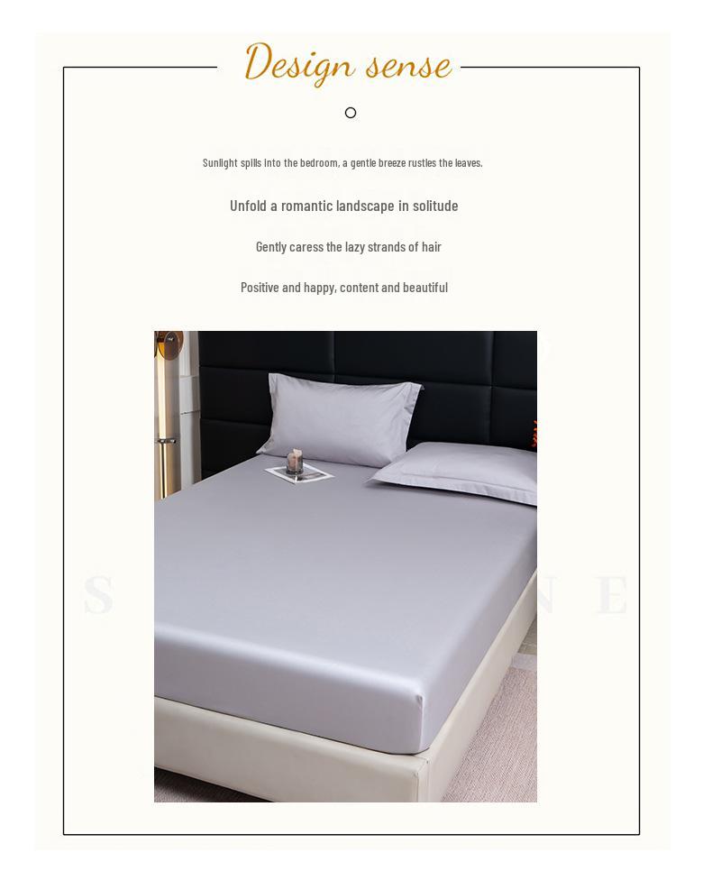 Xinjiang Long-Staple Cotton Sateen Fitted Sheet - Pure Cotton Mattress Protector