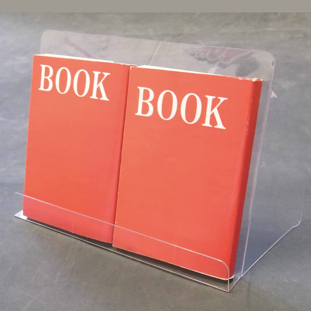 Igarashi Pro Slim Display Stand [W230 Type] 3-Pack, for Paperbacks, New Books, and A6 Size Books (2-Sided), B-06-003, Foldable, Transparent