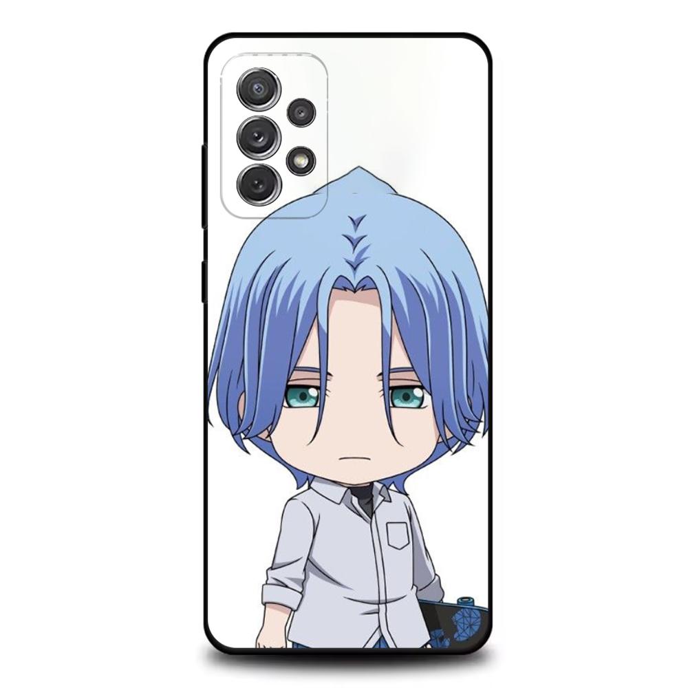 1PC Anime SK8 The Infinity Phone Case For Samsung S25,S24,S21,S22,S23,S30,Ultra,S20,Plus,Fe,Lite,Note,10,9,5G Black Cover