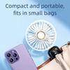 Compact Outdoor Handheld Fan With Battery Indicator Powerful Yet Quiet Operation Mini Fan For Commuting Comfort