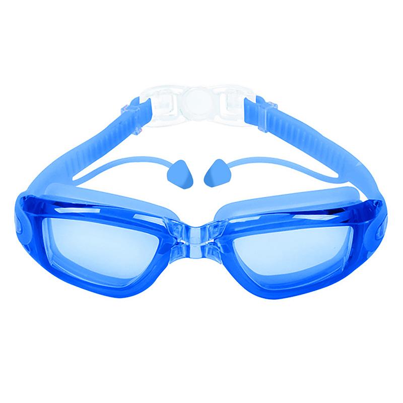 Professionelle Schwimmbrille für Erwachsene, Antibeschlag-Schwimmbrille, wasserdicht, verstellbare Schwimmbrille aus Silikon, Brille für Männer und Frauen