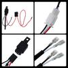 12v 40a High Power Car Light Wiring Harness 1-to-2 Pure Copper Cable Set With Switch For Led Spotlights