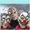 Schreckliche Vollgesichts-Clownmaske für Halloween-Partys und gruselige Kostüme, perfekt für Cosplay-Events