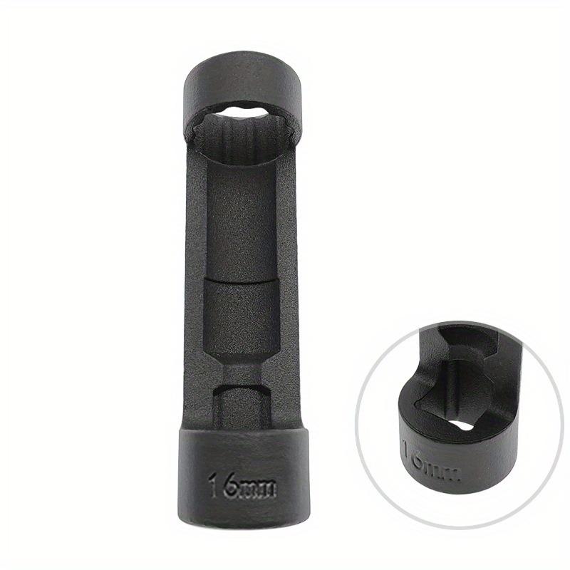 6-teiliges Stahl-Federbeinmutter-Steckschlüssel-Set, 12-Punkt, 1/2"-Antrieb, Größen 16mm-24mm, Robustes Werkzeugset für die Autowartung