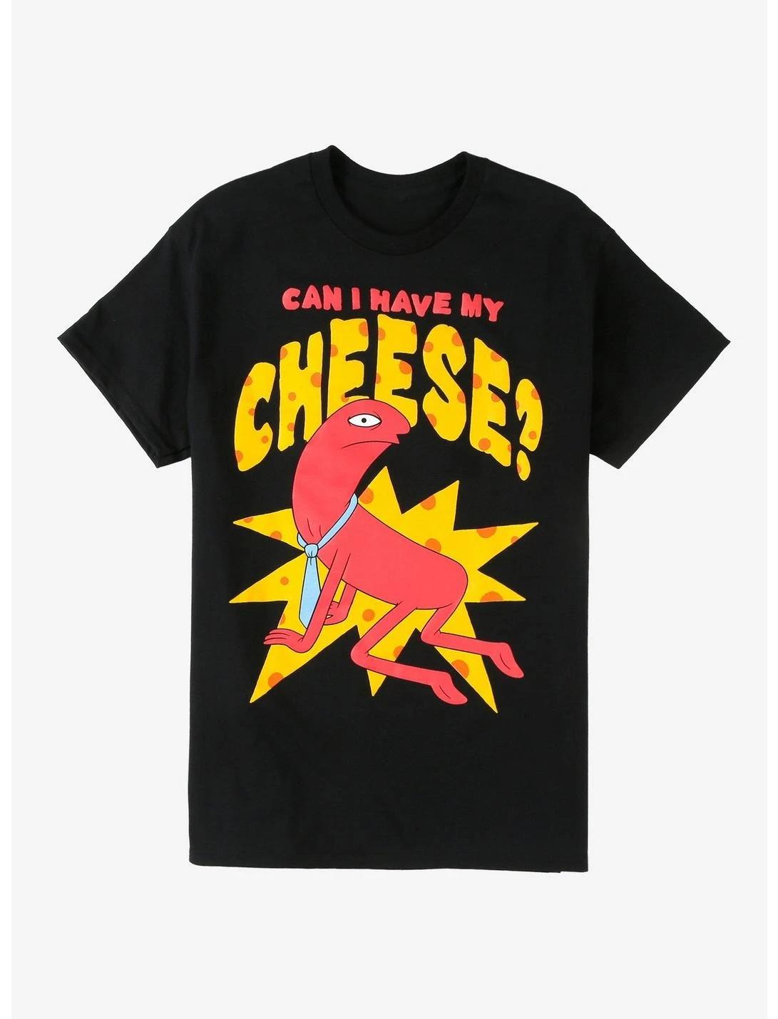 2026 New Smiling Friends Allan Cheese T-Shirt Both Men and Women Can Wear Fashionable and Casual Pure Cotton T-shirts 4XL