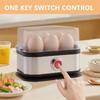 Stainless Steel Egg Cooker With Auto Shut Rapid Eggs Cooker Electric 6 Egg Capacity Boiled Corn And Potatoes Egg Boiler