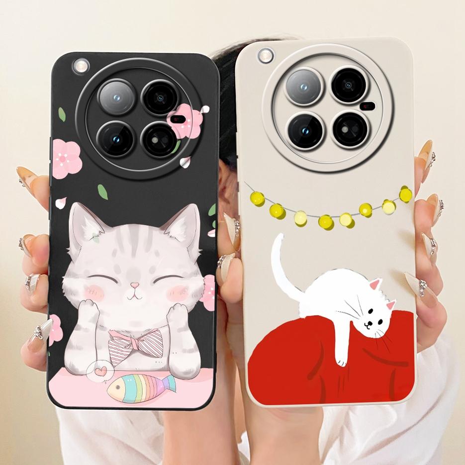 For Infinix Zero 40 4G Case X6860 Cute Cat Duck Cartoon Cover Soft TPU Matte Phone Case For Infinix Zero 40 5G X6861 Zero40 Bags